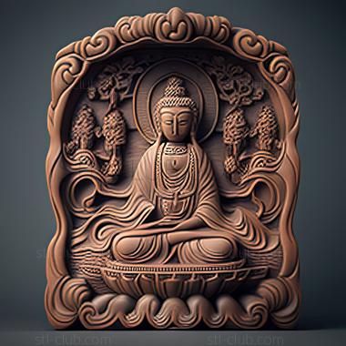 3D model Amitabha Amitayus (STL)